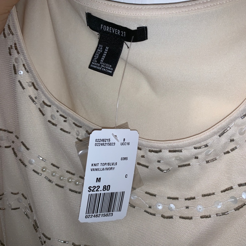 cream top - Picture 2 of 2